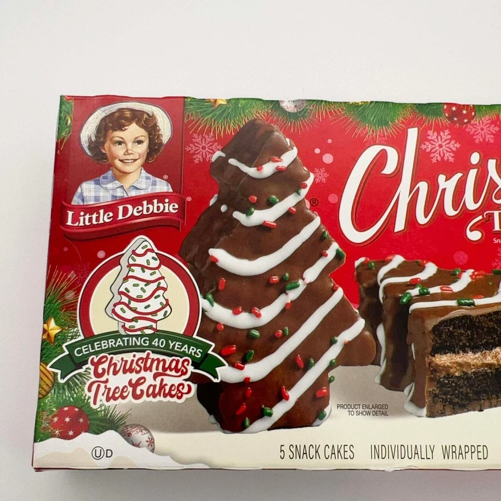 Little Debbie Christmas Tree Cakes Snack Cakes‎ 5 Individually Wrapped Red Box